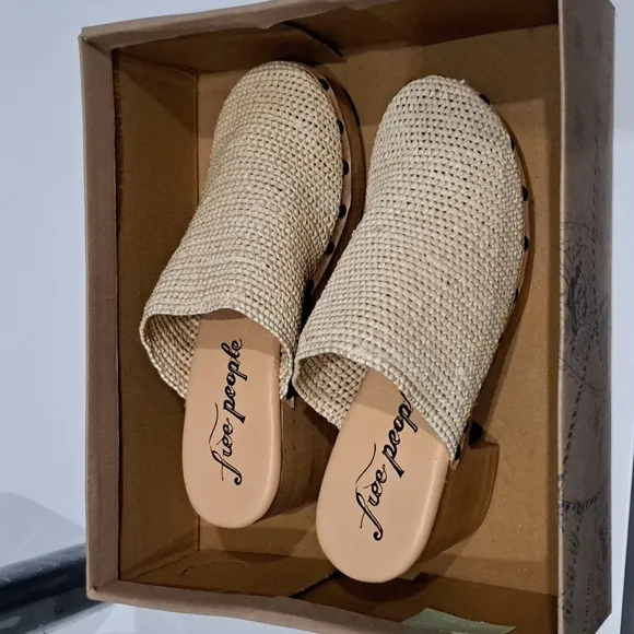 Free People Boho Claudia Crochet Clogs