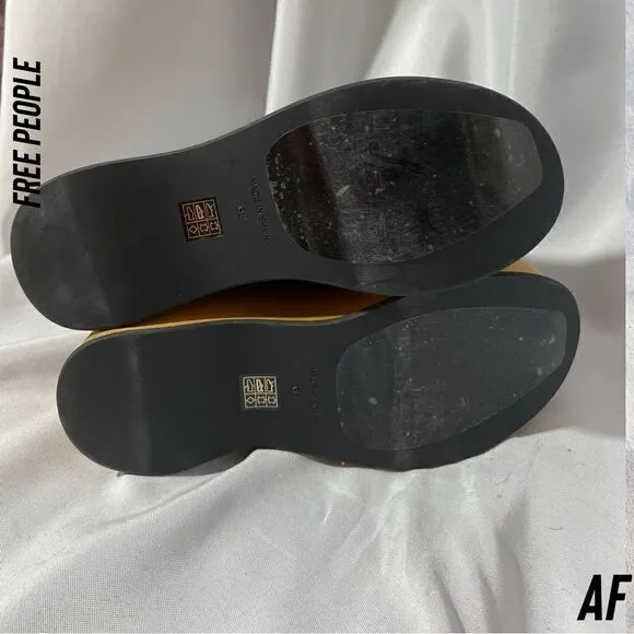 FREE PEOPLE GABRIELA CLOG NEW SIZE 38 BLACK PATENT LEATHER