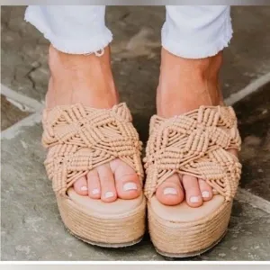 Free People Highline Beaded Slides 39