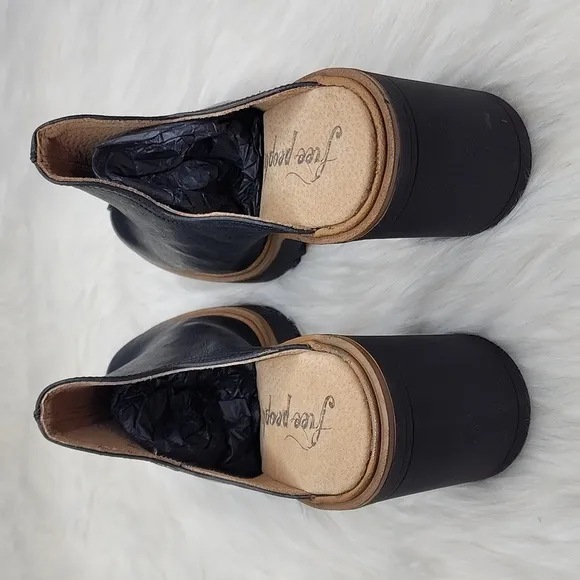 Free People James Mule Black Clogs Shoes