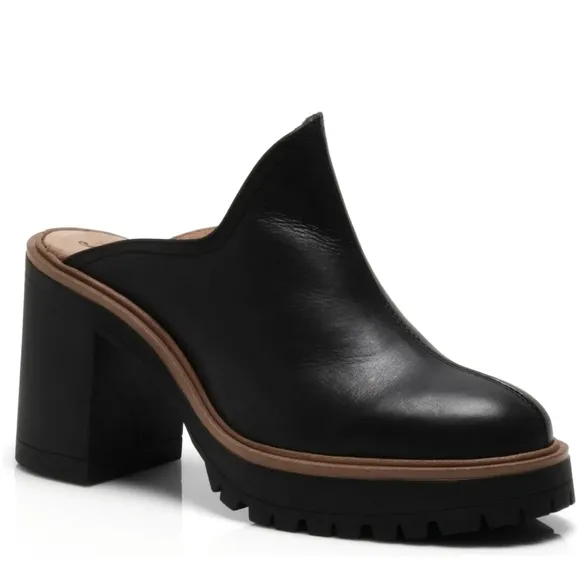 Free People James Mule Black Clogs Shoes