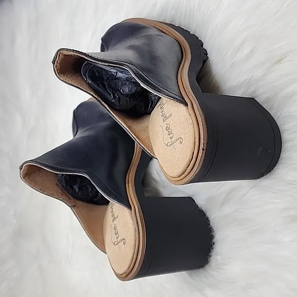 Free People James Mule Black Clogs Shoes