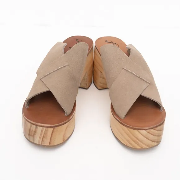 Free People | Kora Platform Clogs Sz 10 New!