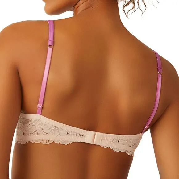 Free People Spring Fling Underwire Bra in Radient Orchid Combo