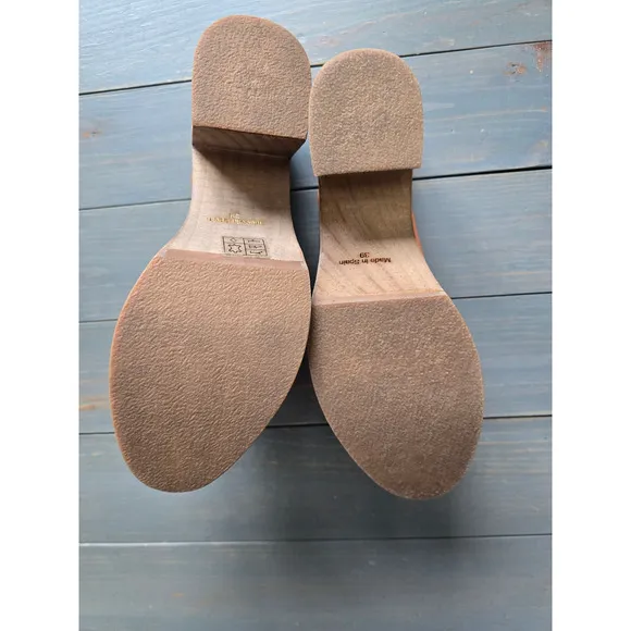 Free People Suki Platform Orange Clogs - Orange 39EU (8.5-9.0 US) EUC
