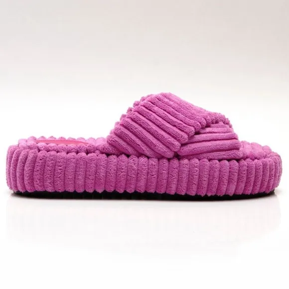 Free People Two Days In Ibiza Terry Slides Orchid 6