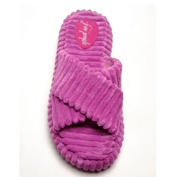 Free People Two Days In Ibiza Terry Slides Orchid 6