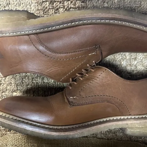 FRYE CARTER OXFORD Bark Leather