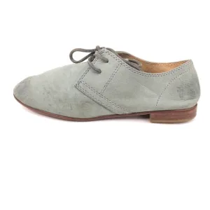 Frye Jillian Blue Lace Up Leather Oxfords Size 7