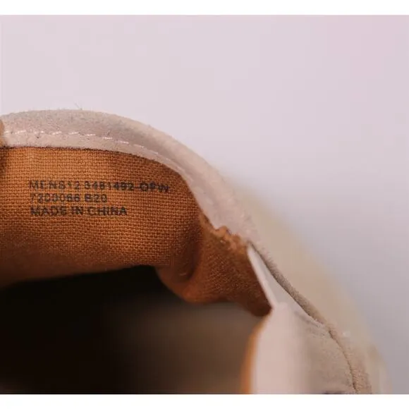 Frye Men's Beige Canvas Slip-On Sneakers Men's US 12