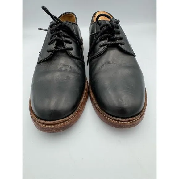 Frye Men’s Carter Oxford Black Leather Shoes Size 12