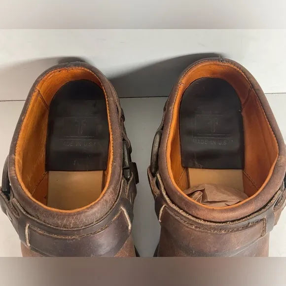 Frye Women’s Western Mule Clogs 7 M USA Made Gaucho Harness
