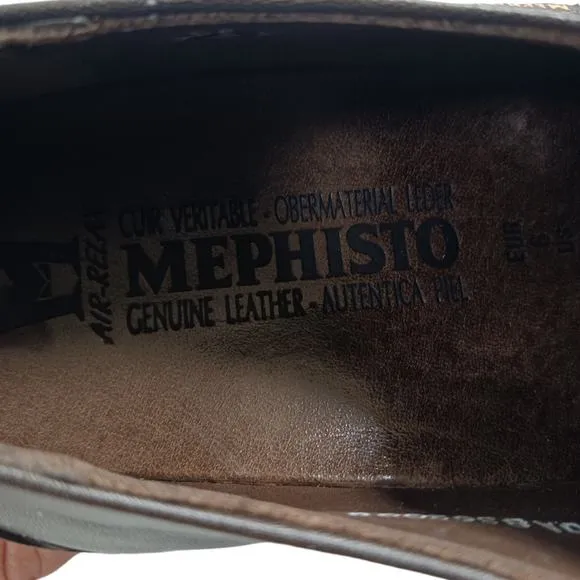 FS2260 GUC $365 Mephisto Air Relax Oxfords size 8.5