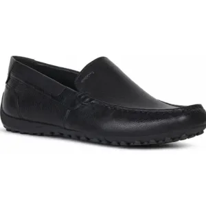 GEOX Respira Kids Boys  Leather Comfort Slip On Loafer Moc shoes sz 36/4