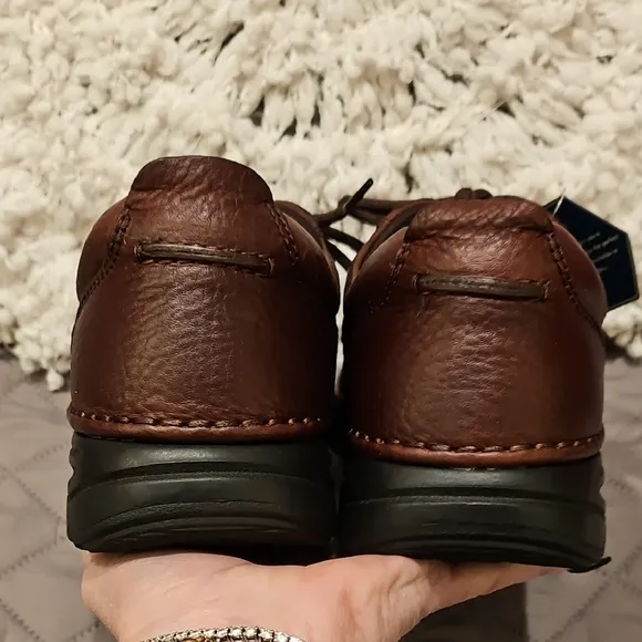 G.H. Bass &amp; Co. Brown Leather Oxfords with Durable Sole