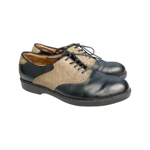 G.H. BASS &amp; Co Pheonix-1 Men size 10.5 D leather black and tan lace up oxfords.