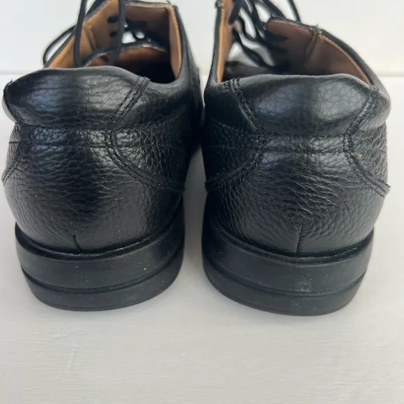 GH Bass Men’s Lex Black Pebbled Leather Oxfords - size 8 - NEW