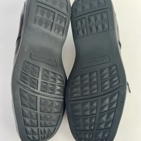 GH Bass Men’s Lex Black Pebbled Leather Oxfords - size 8 - NEW