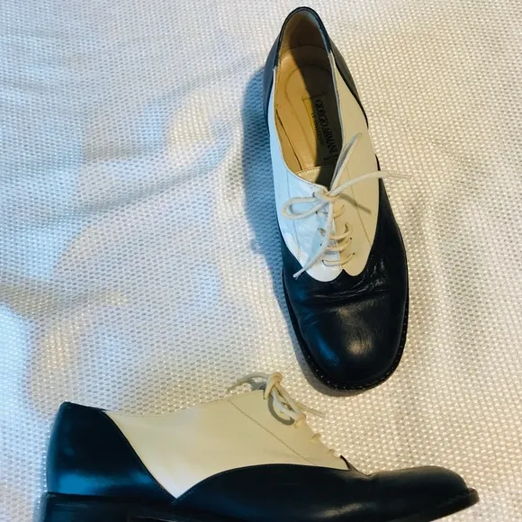 Giorgio Armani leather oxfords