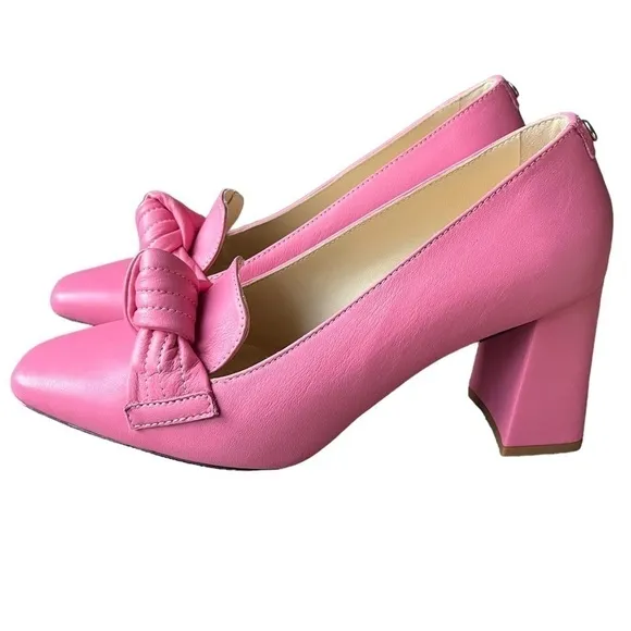 Girotti Milano pink elegant block heels size 37/6.5US.