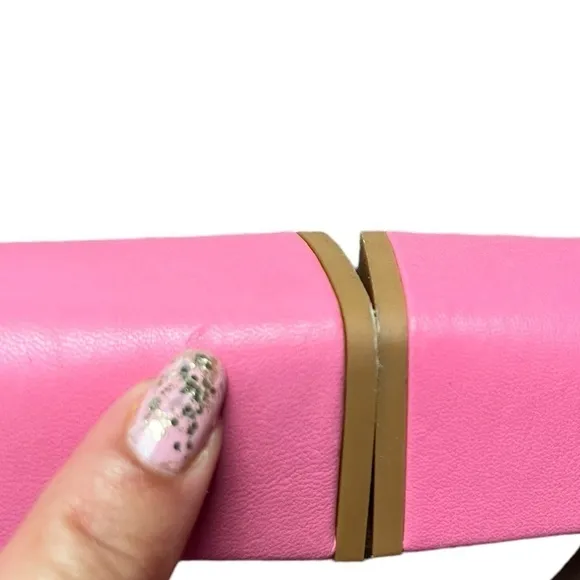 Girotti Milano pink elegant block heels size 37/6.5US.