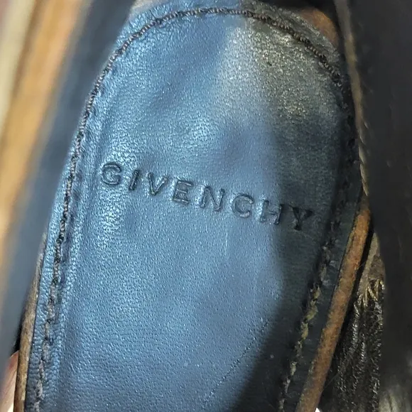 Givenchy brown leather open toe heels EU 36