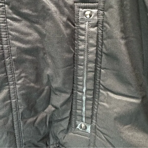 Gold Label Men’s Waterproof Black Coated Canvas Zip Up Insulated Moto Jacket XXL