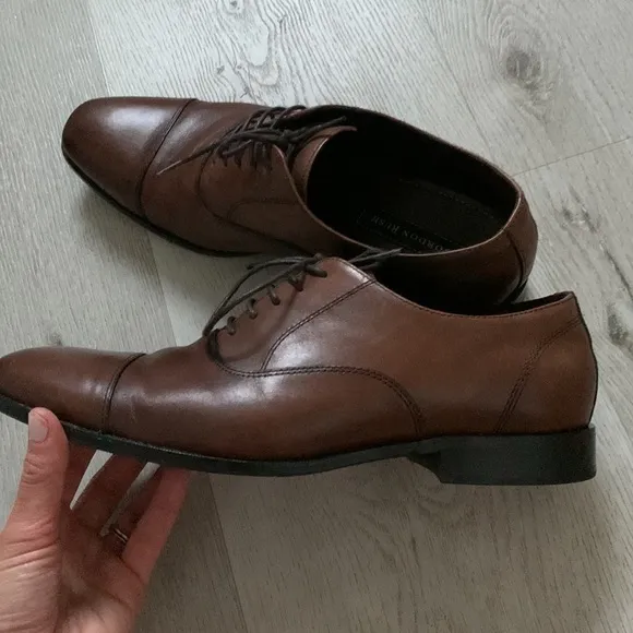 Gordon Rush Dillon leather Oxfords size 10.5  tan brown