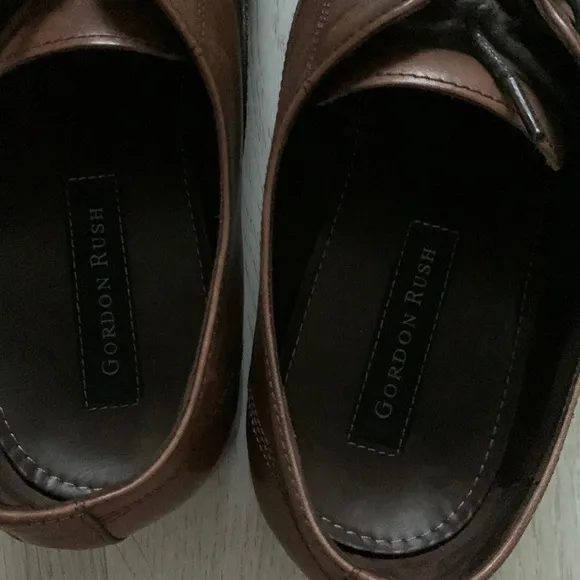 Gordon Rush Dillon leather Oxfords size 10.5  tan brown