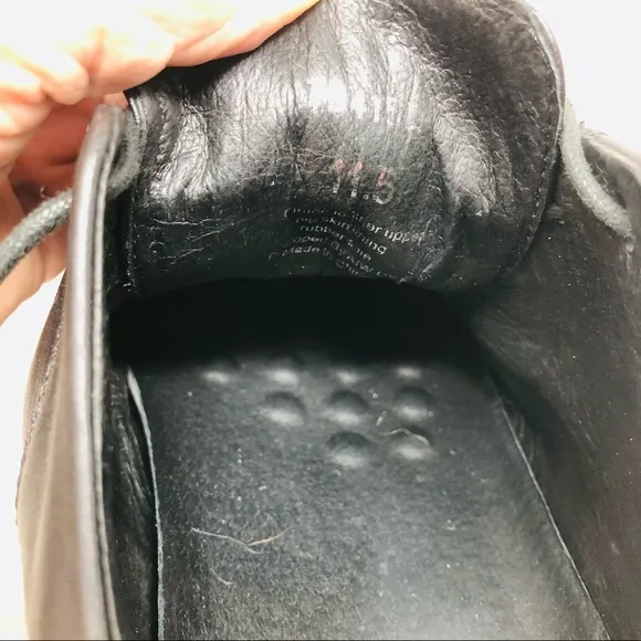 Gravity Defyer Black Leather Oxfords