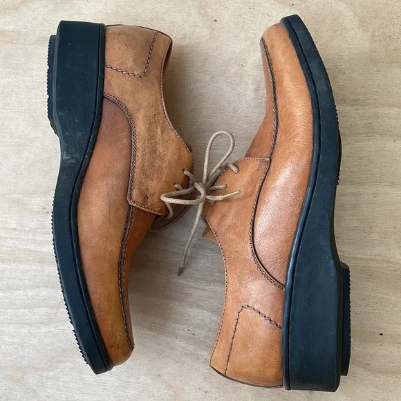 GRAVITY DEFYER Tan Leather Oxfords Mens size 8