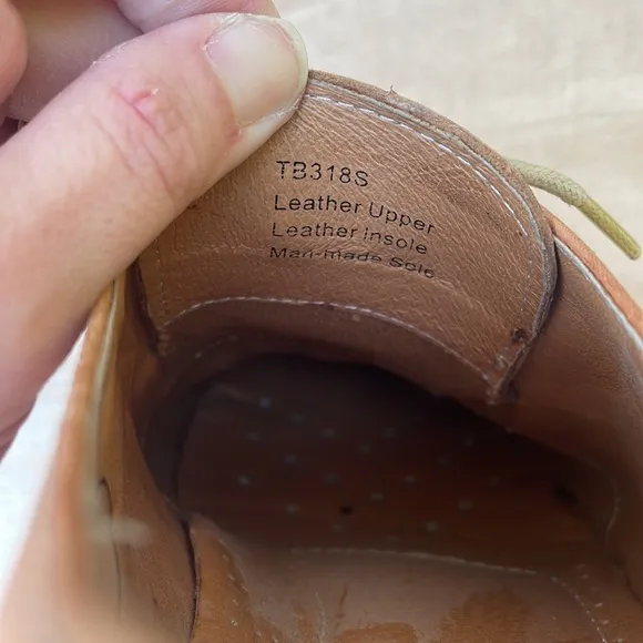 GRAVITY DEFYER Tan Leather Oxfords Mens size 8