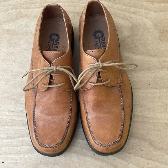 GRAVITY DEFYER Tan Leather Oxfords Mens size 8
