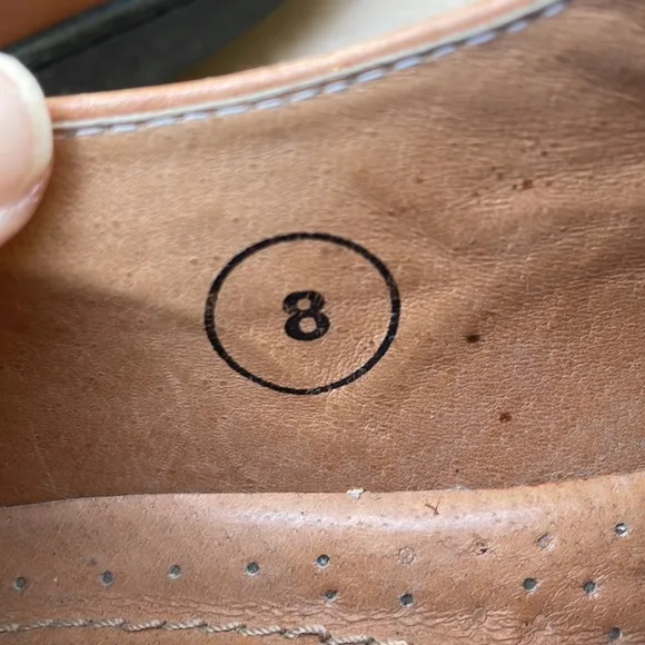 GRAVITY DEFYER Tan Leather Oxfords Mens size 8