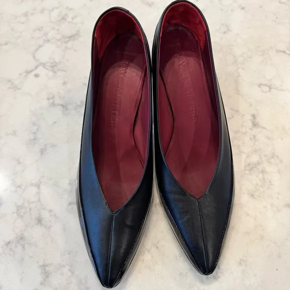 GRAY MATTERS Colorblock Clara Pump Heels Size 37