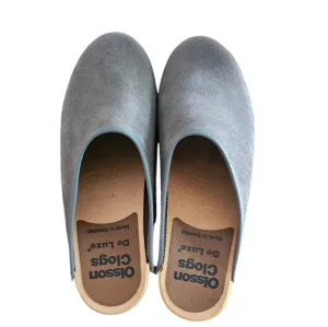 Gray suede Olsson Clogs de Luxe
