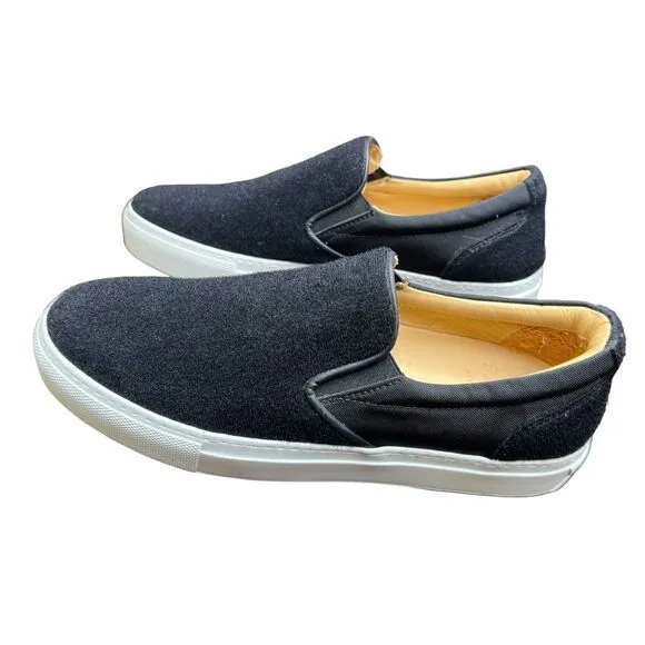 Greats Brooklyn Made in Italy Nero Platform Slip on Sneaker NWOB Size 9 1/2