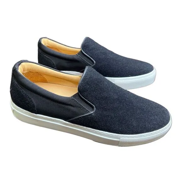 Greats Brooklyn Made in Italy Nero Platform Slip on Sneaker NWOB Size 9 1/2