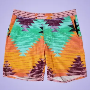 Greyson Superior Swim Shorts Green Flash Men 35 Pockets Fast-Drying NWT 🌄 🌅