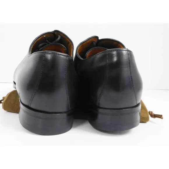 Gucci Black Leather Dress Oxfords Italy 44 E