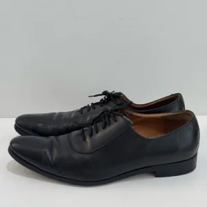 Gucci Men's Adel Double G Black Leather Oxfords -9