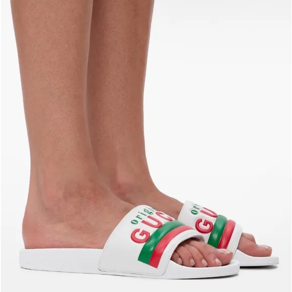 Gucci Original logo slides NWT