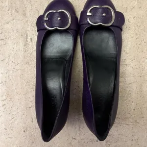 Gucci Purple Leather Pumps