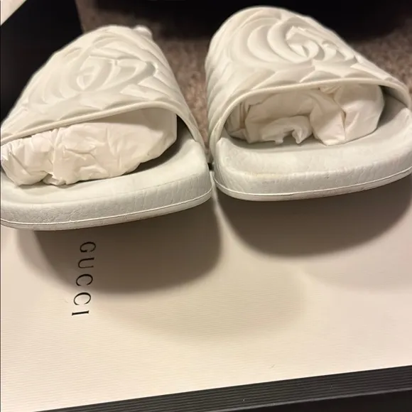 Gucci Slides with Iconic GG Logo