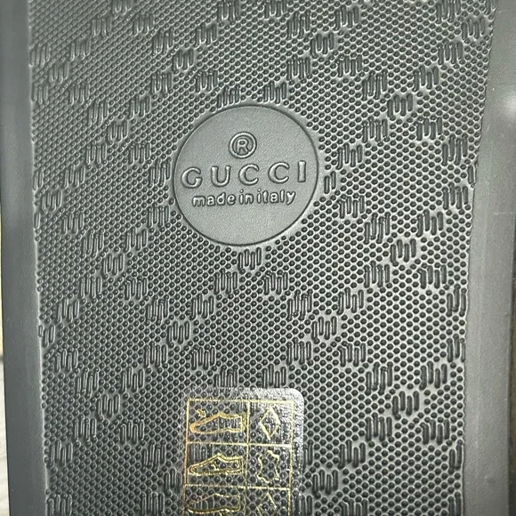 Gucci  supreme monogram sandals NWT