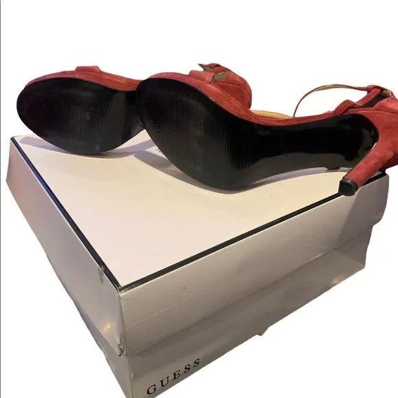 Guess Tecru T-Strap Stilettos