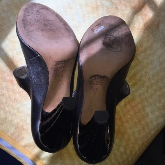 Guiseppe Zanotti pewter comfort style pumps sz 9.5