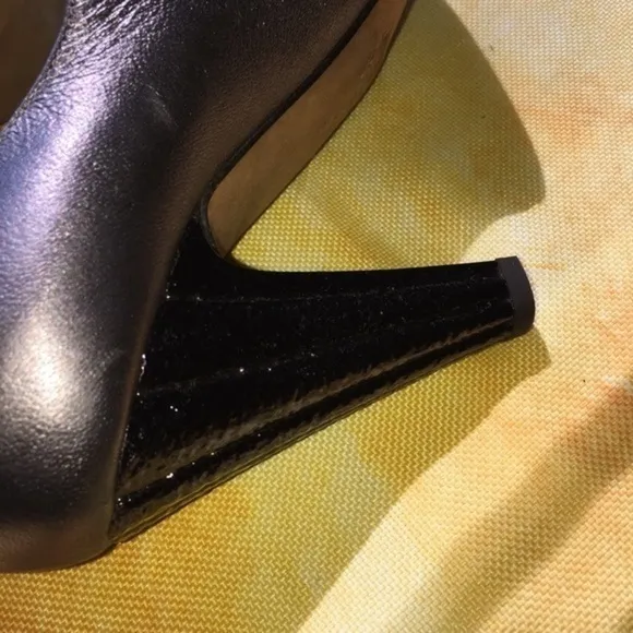 Guiseppe Zanotti pewter comfort style pumps sz 9.5