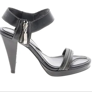 HARLEY DAVIDSON leather spike heels 10