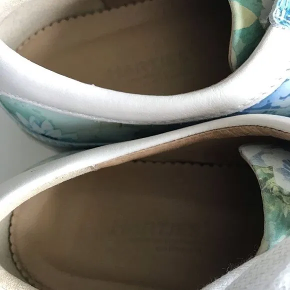 Hartjes Printed Side Zip Low Top Floral Sneaker